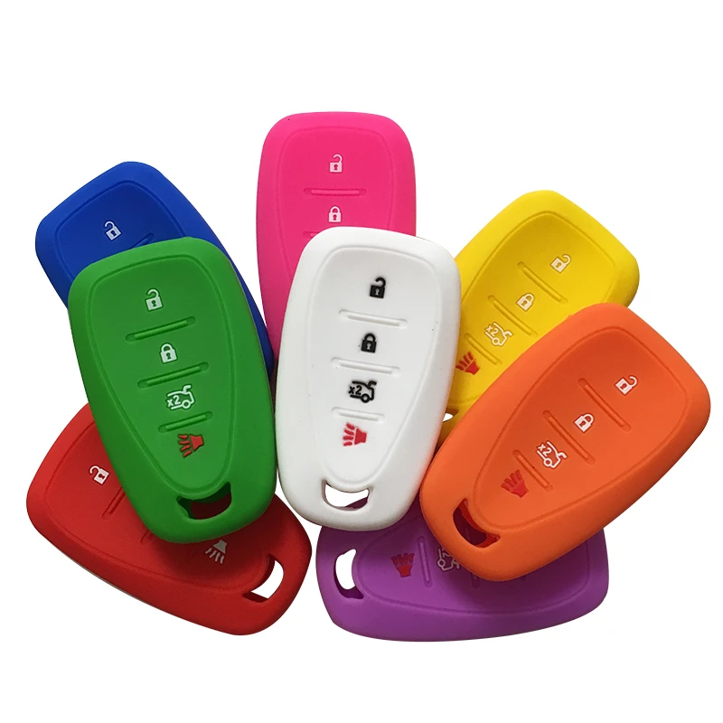 Силиконовый чехол для автомобильного ключа чехол-брелок Chevrolet Cruze 2016 Malibu XL Camaro |