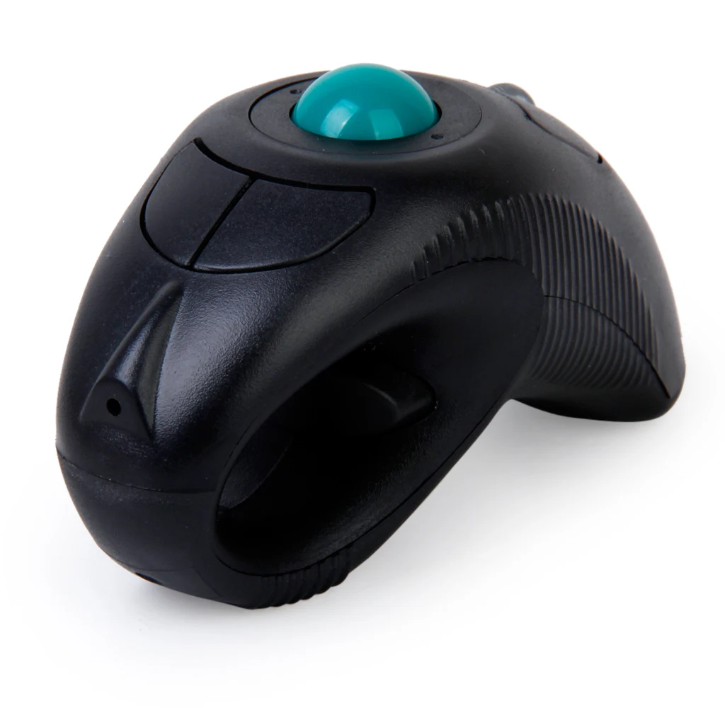 2 4 ГГц USB Беспроводной Trackball Мышь ручной расширитель для пальца мыши портативного