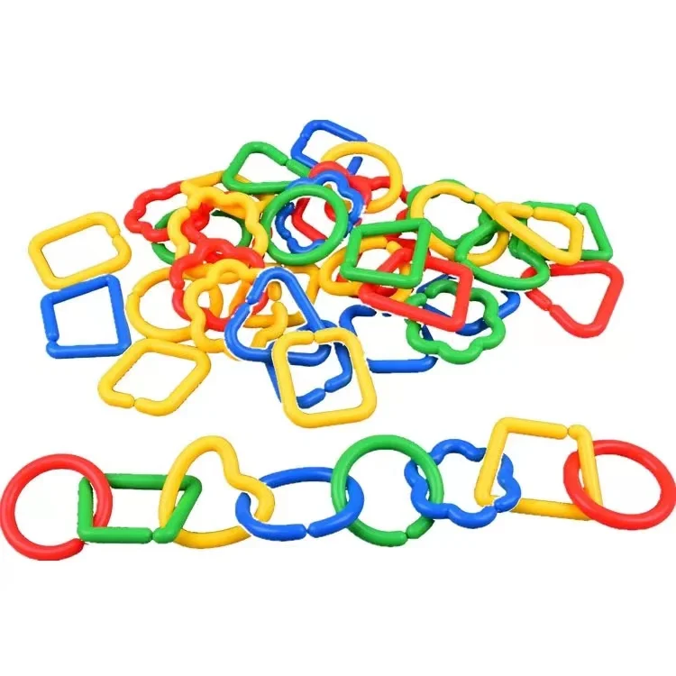 30/100pcs Bird Toys Parrot C-clip Toy Plastic C-link Hook African Grey Conure Cockatiel Link Chain | Дом и сад