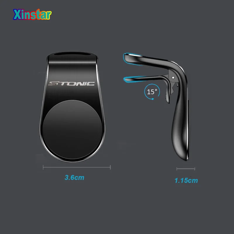 Пластиковая наклейка для автомобильного держателя телефона GT KIA ceed stonic picanto rio xline