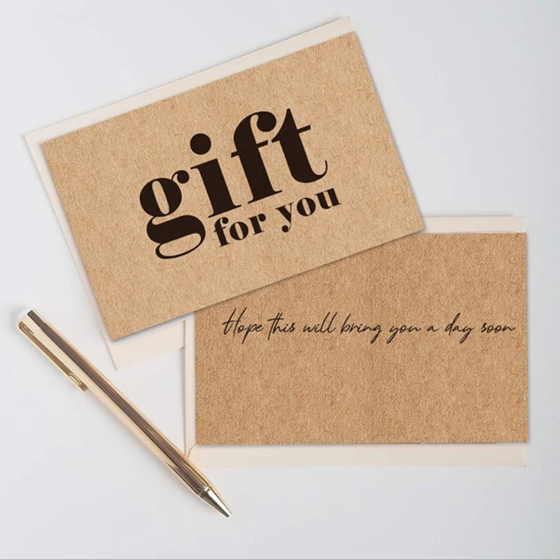 

30 шт./упак. карточка из крафт-бумаги, Подарочная карточка, декоративная карточка для упаковки, визитная карточка