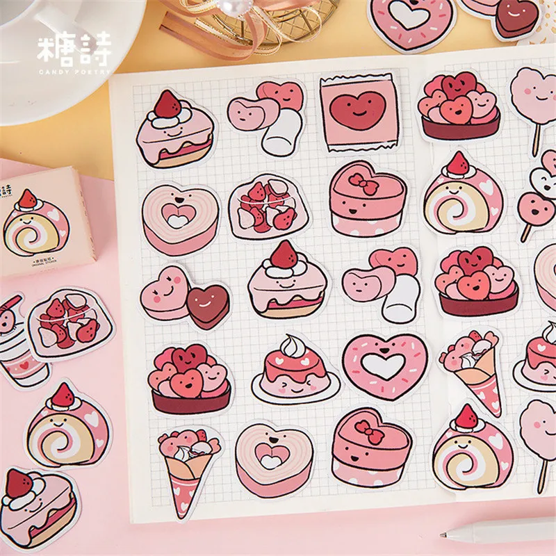 36 шт./лот Kawaii Life Little Things Настенная Наклейка красивая для детской комнаты