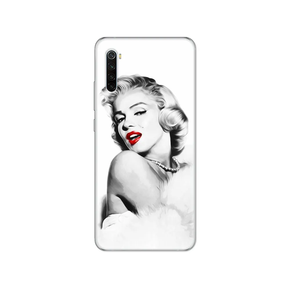 Роскошный Водонепроницаемый Прозрачный чехол для телефона Marilyn Monroe xiaomi Redmi 3S 4A 5A 6A