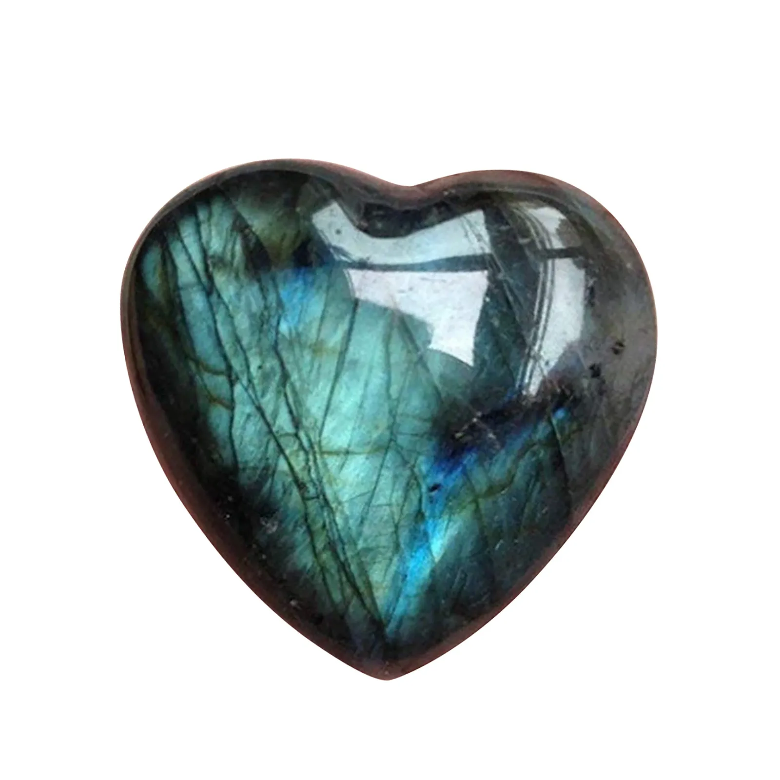 

Natural Moonstone Crystal Labradorite Palm Stones Healing Quartz Gemstone Worry Stone Heart Shape For Jewllery Making
