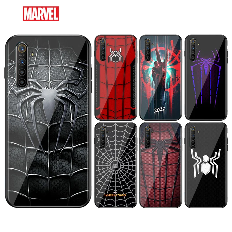 

Marvel Spiderman Logo For OPPO A94 A11 X A9 A12 E A93 A92 A73 A72 A53 S A52 A32 A31 AX7 A7 A5 Pro 2020 Black Phone Case