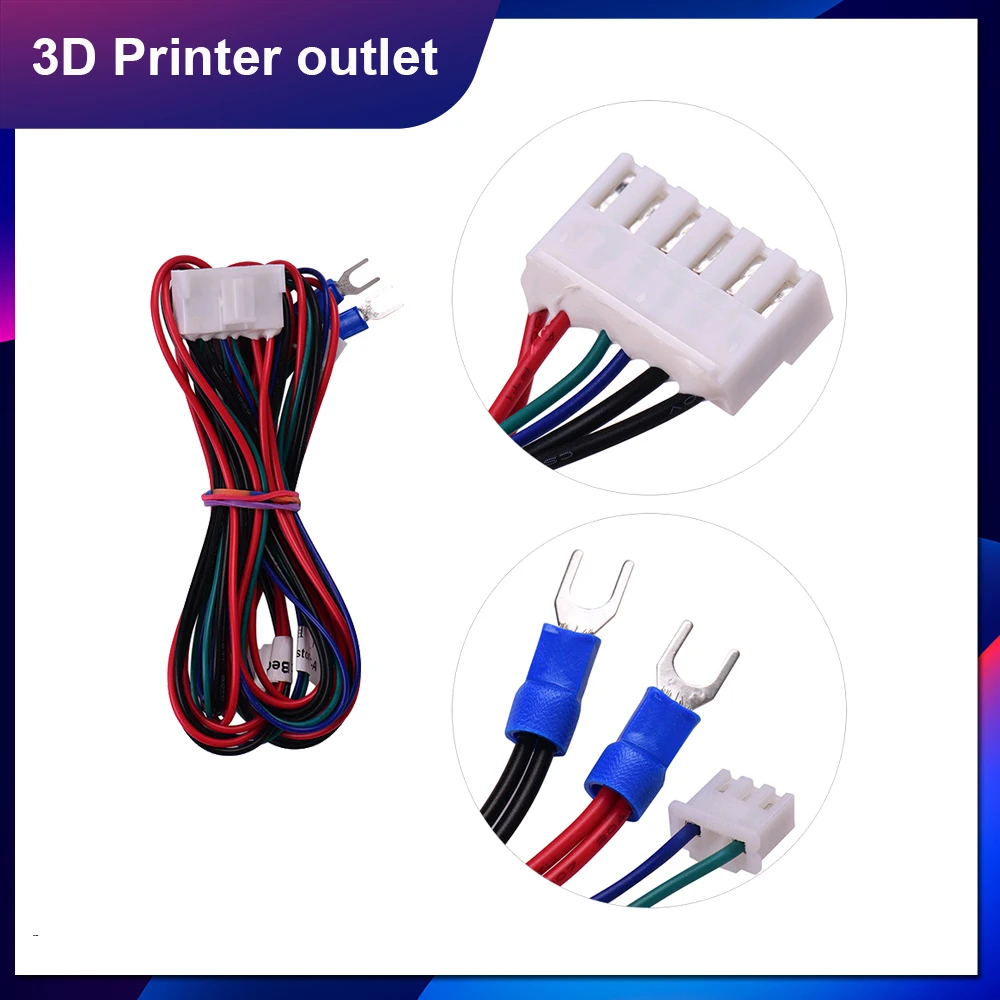 Провод с подогревом Anet (20AWG) провод для 3D принтера A8 Plus E16 длина 90 см/35 4 дюйма|Детали