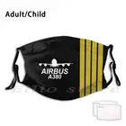 Многоразовая маска для шарфов с фильтром, маска для модели летательного аппарата