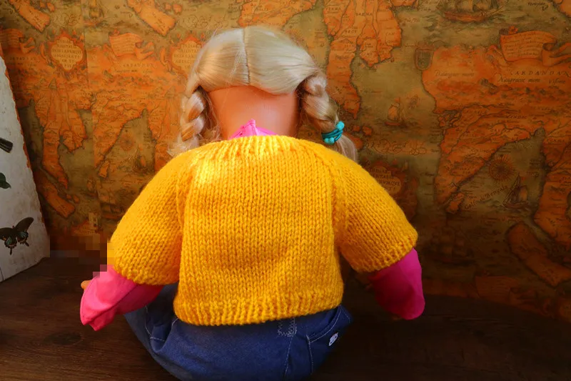 Симпатичный плюшевый мишка принцесса игровой домик кукла Bjd Кукла Одежда вязаные