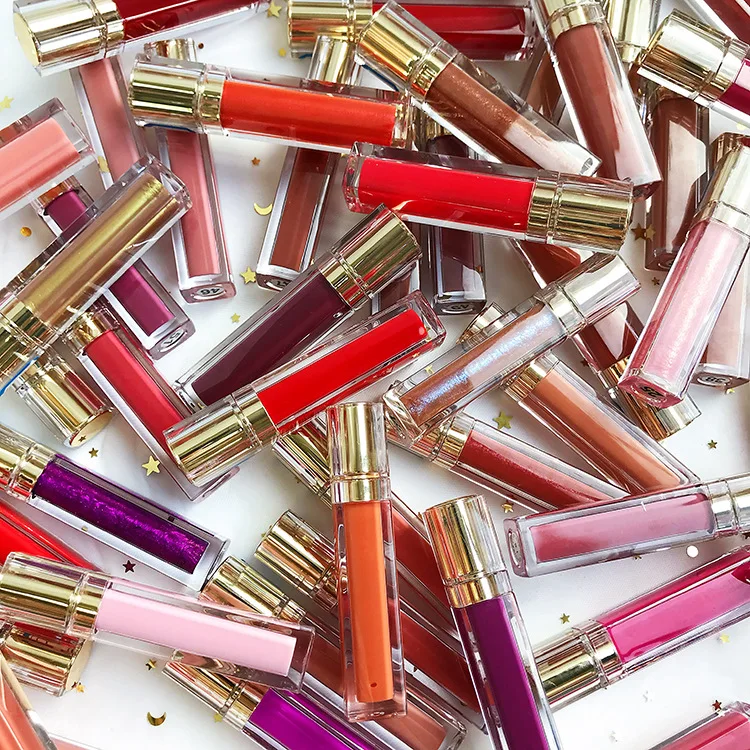 

55 Color Moisturizing Lip Gloss Non-stick Cup Matte Liquid Lipstick MIX Series Low MOQ Private Label Makeup