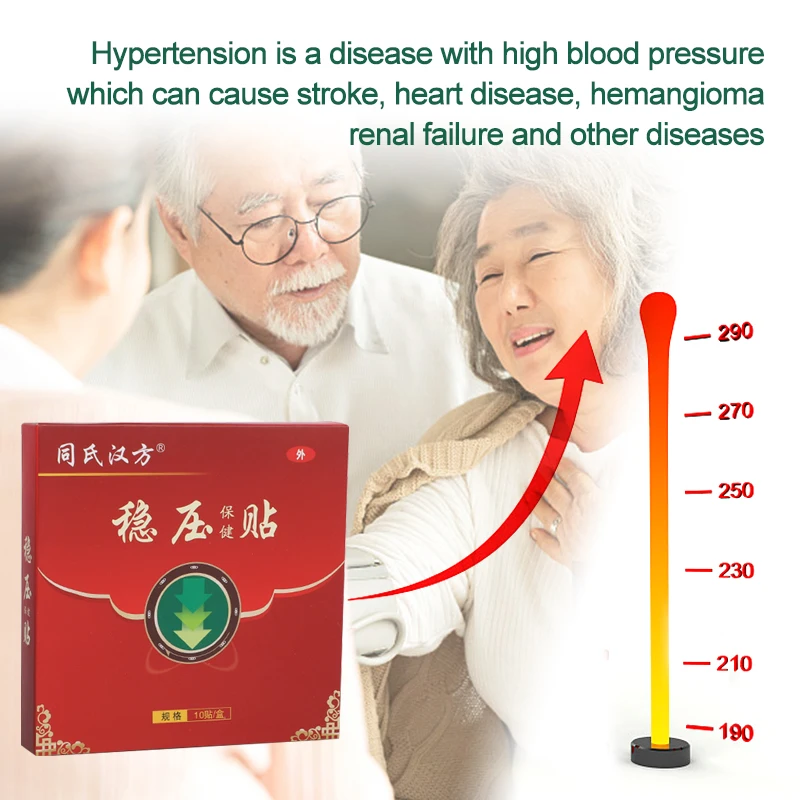 Пластырь для лечения высокого артериального давления 10/20 шт. | Красота и здоровье