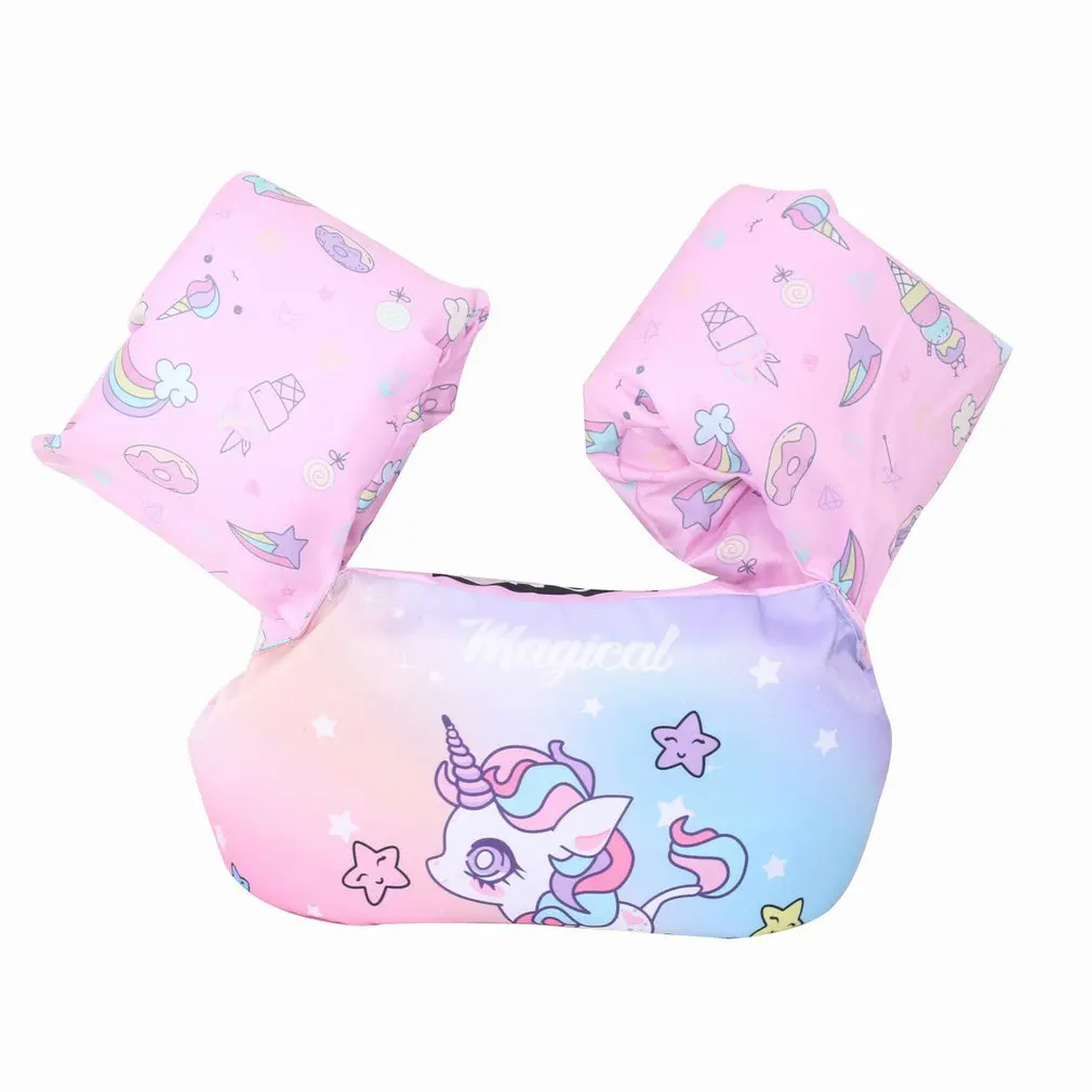 

Cartoon Young Children Swimming Arm Life-saving Vest Circle Buoyancy Swimming Equipment Polyester Material