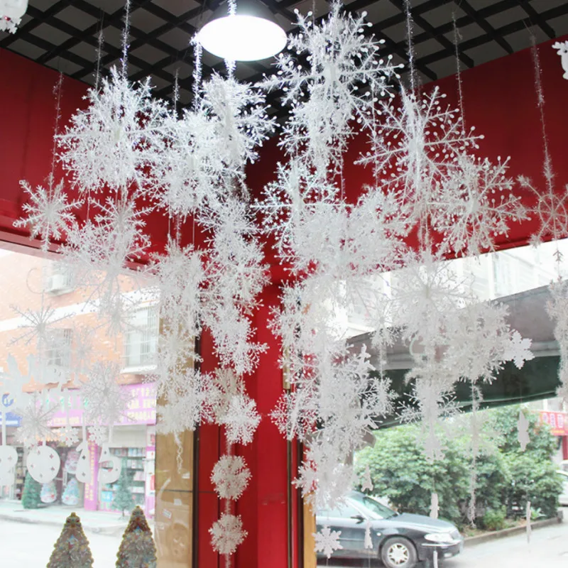 3/9/18/30 шт. декоративные снежинки 11 см|Украшения своими руками для вечеринки| |