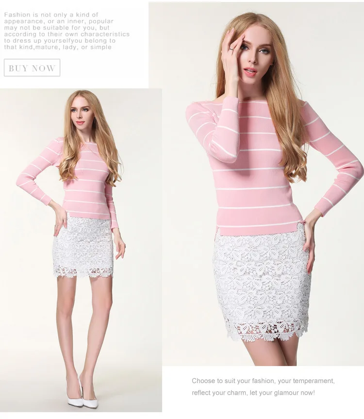 Женский модный Повседневный вязаный свитер уличная одежда однотонный пуловер