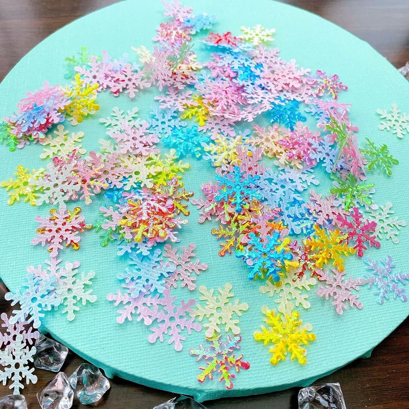

1 Pack Optional Snowflake Confetti DIY Confetti Table Scatter for Christmas Photography Prop Home Decor Accessories New Year