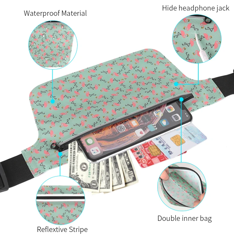 Спортивная сумка для бега ремни поясная держатель телефона iPhone 11 Pro Max XS SE 2 7 8 Plus