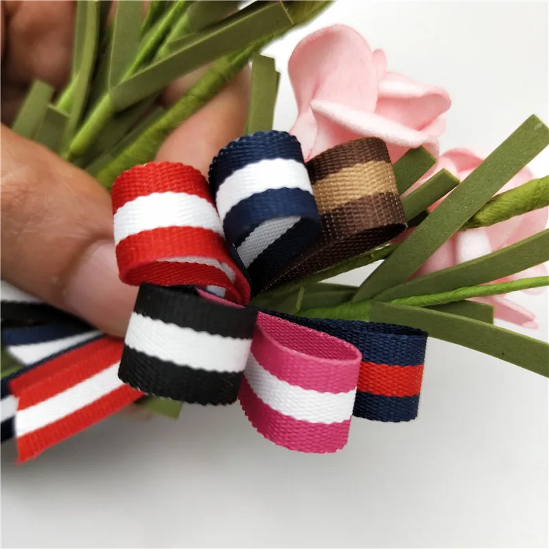 15 м/шт. 10 мм полосатый аксессуар для одежды декоративный ремень DIY декоративная