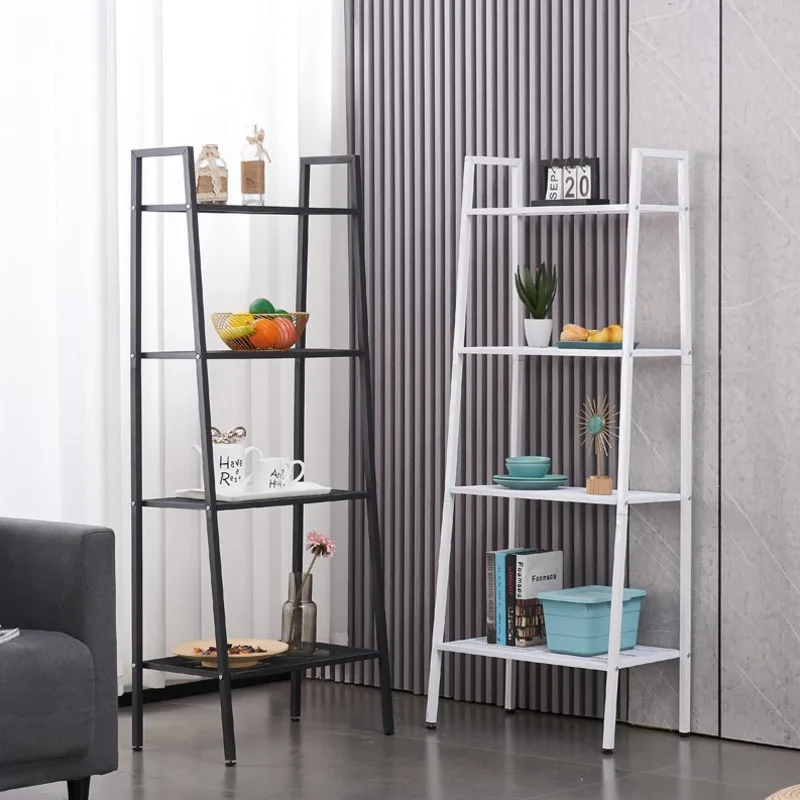 

1 Pcs Metal Trapezoidal Microwave Oven Storage Shelf Living Room Kitchen Bathroom Multi-layer Rack