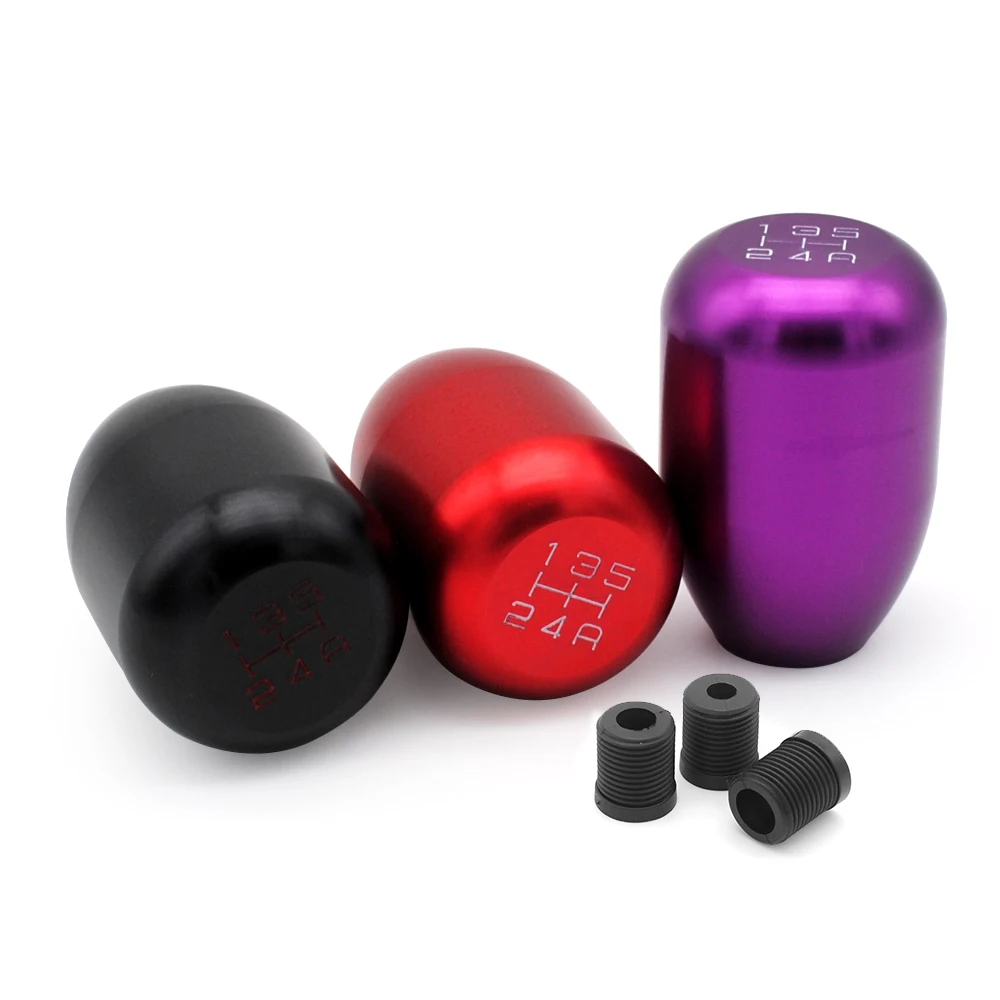 5 скоростей ручной рычаг переключения передач на алюминиевых черных