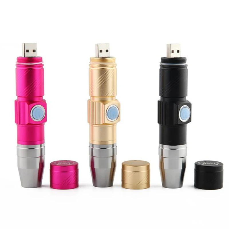 УФ лампа USB перезаряжаемая 3 режима 365нм Ультрафиолетовый Мини светодиодный