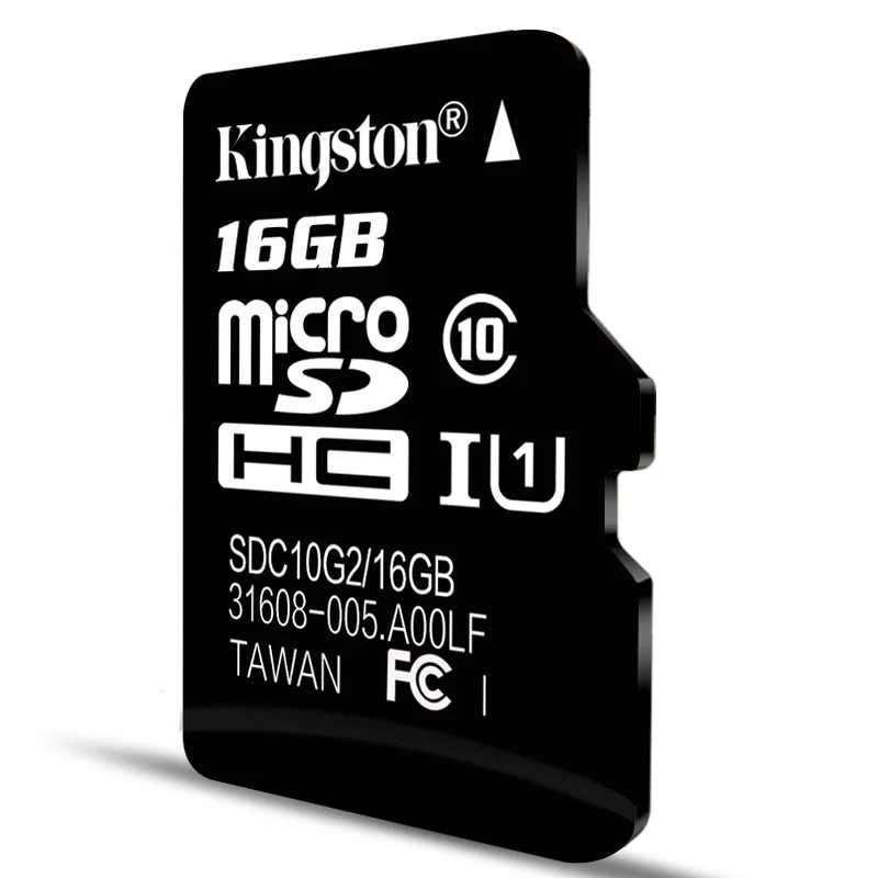 Kingston Microsd 8 ГБ 16 32 64 Гб 128 256 карта памяти класс 10 SDHC TF с адаптером для карт/ридером