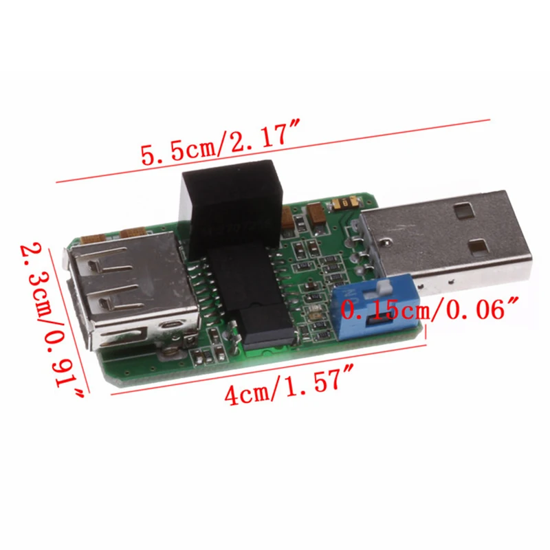 USB изолятор к ADUM4160/ADuM3160 портативный модуль для USB2.0 ND998 | Электроника
