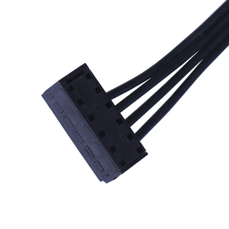 5 шт./лот ATX 4 Pin To 2 * прямоугольный 15-контактный SATA жесткий диск HDD адаптер кабель