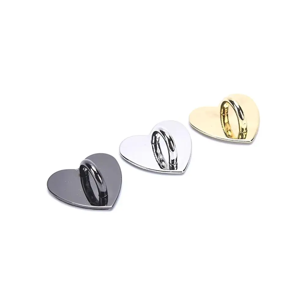2pcs mobile phone smartphone heart finger ring stand holder hooks shell back for iphone 12 huawei samsung mount kickstand grip free global shipping