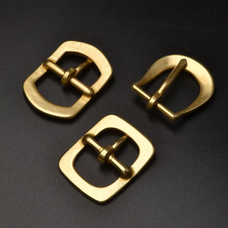 

1PC DIY Leather Craft Hardware Metal Pin Belt Buckle Solid Copper Brass Buckle Copper Belt Buckle Sewing Accessories 20MM-26MM