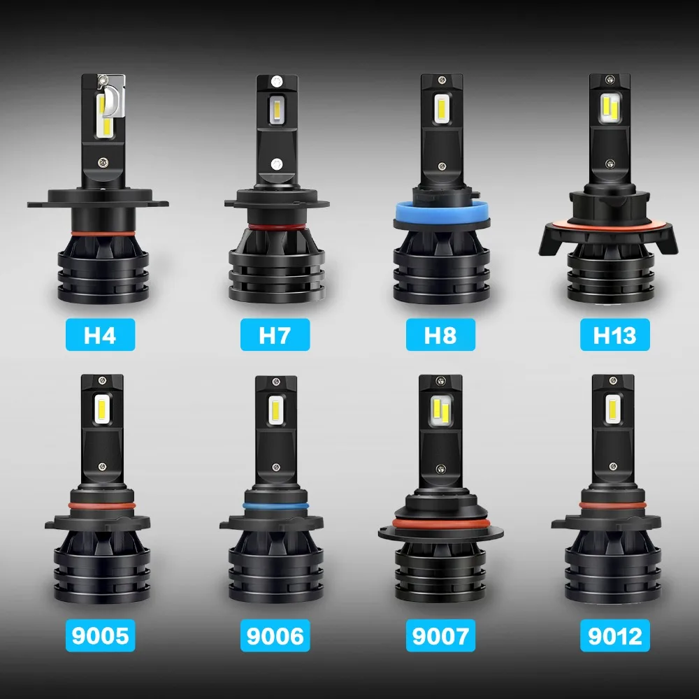 OXILAM 12000LM 52 Вт H7 H11 светодиодный светодиодные лампы для автомобильных фар H8 9005 HB3 9006 HB4 9012 HIR2 светодиодный H4 Hi короче спереди и длиннее сзади) налобный мини-фонарь белый 6000K 12V