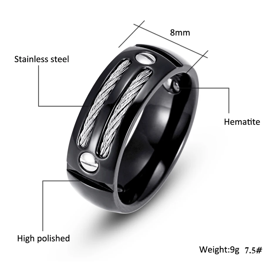 Ювелирные изделия WelMag 2020 повседневные из нержавеющей стали гематит забота о