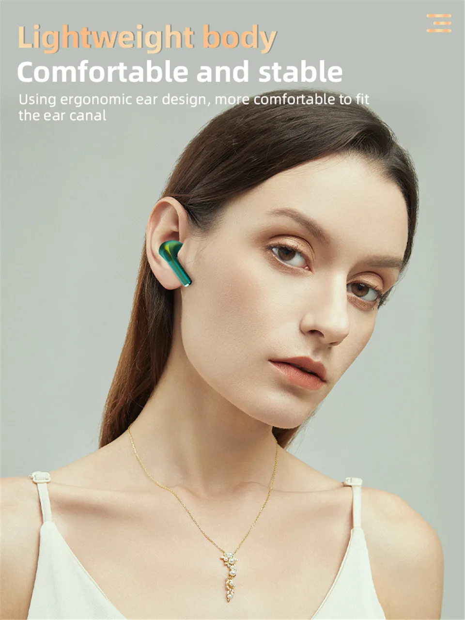

Wireless Headphones Bluetooth earphone with Microphone and Charging case Super Bass