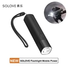Светодиодный фонарик SOLOVE X3s, 3000 мАч, мобильный Мощный многофункциональный ярфонарь фонарик с USB, портативное освещение