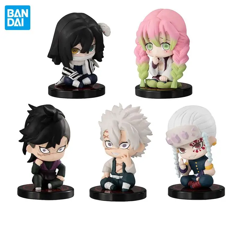 

Bandai Gashapon Toy Demon Slayer Figure Sit Posture Doll 3 Kanroji Mitsuri Uzui Tengen Shinazugawa Sanemi Anime Figure Kids Toys