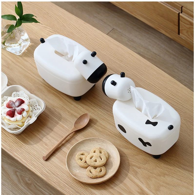 

Plastic Tissue Box Desktop Paper Holder Creative Table Decoration cartoon Animal Home Container Napkin Pumping Paper Storage Box