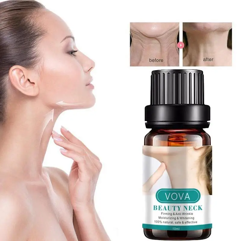 

10ml Neck Wrinkle Reduction Essential Oil Skin Whitening Beauty Remover Wrinkle Essential Care Rejuvenation Oil Skin Neck I6R5