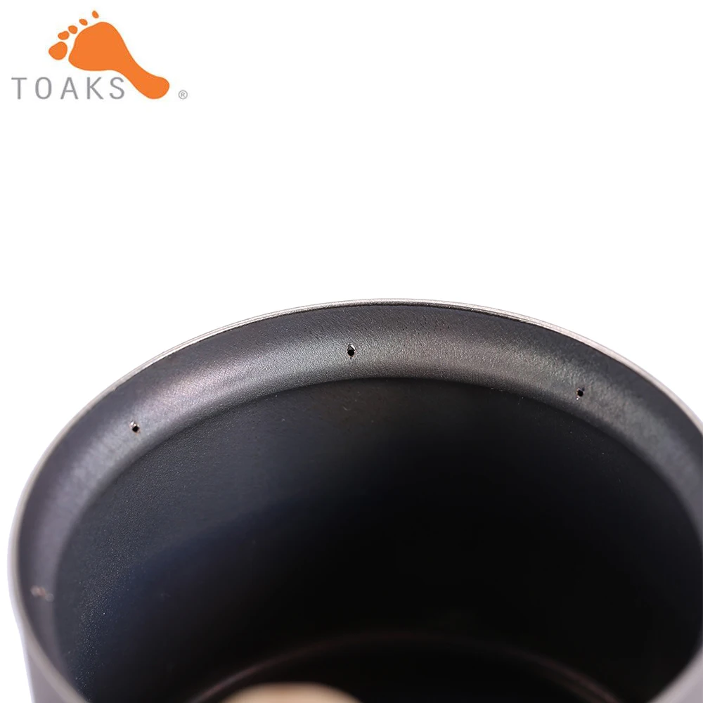 TOAKS Титан спиртовая горелка газовая плита на древесине выгорание горшок стенд