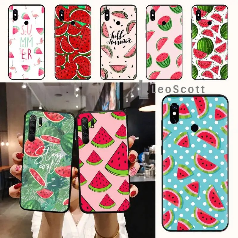 

Watermelon summer fruit Phone Case For Xiaomi Redmi note 7 8 9 t max3 s 10 pro lite funda shell coque cover