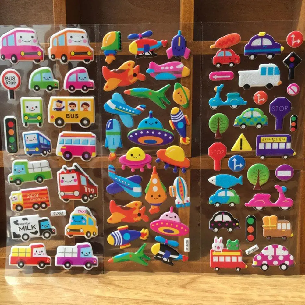 

DIY Cute Lovely Bubble Sponge Stickers Kawaii Cartoon Sticker Toys Soft Animal For kids Gift S5B0