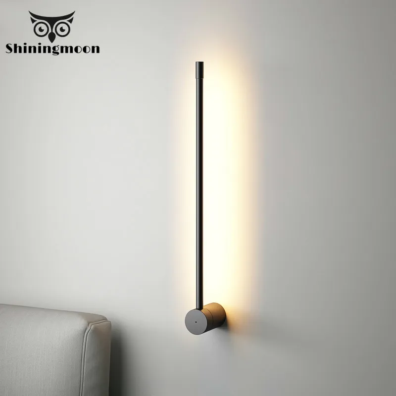 Металлическая настенная Светодиодная лампа в скандинавском стиле минимальный