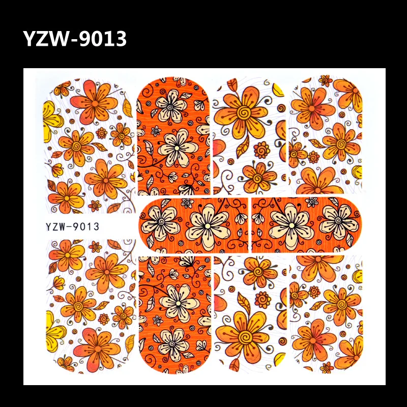 1 шт. Модный яркий цветок Сделай Сам УФ-гель для дизайна ногтей лак Топ УФ