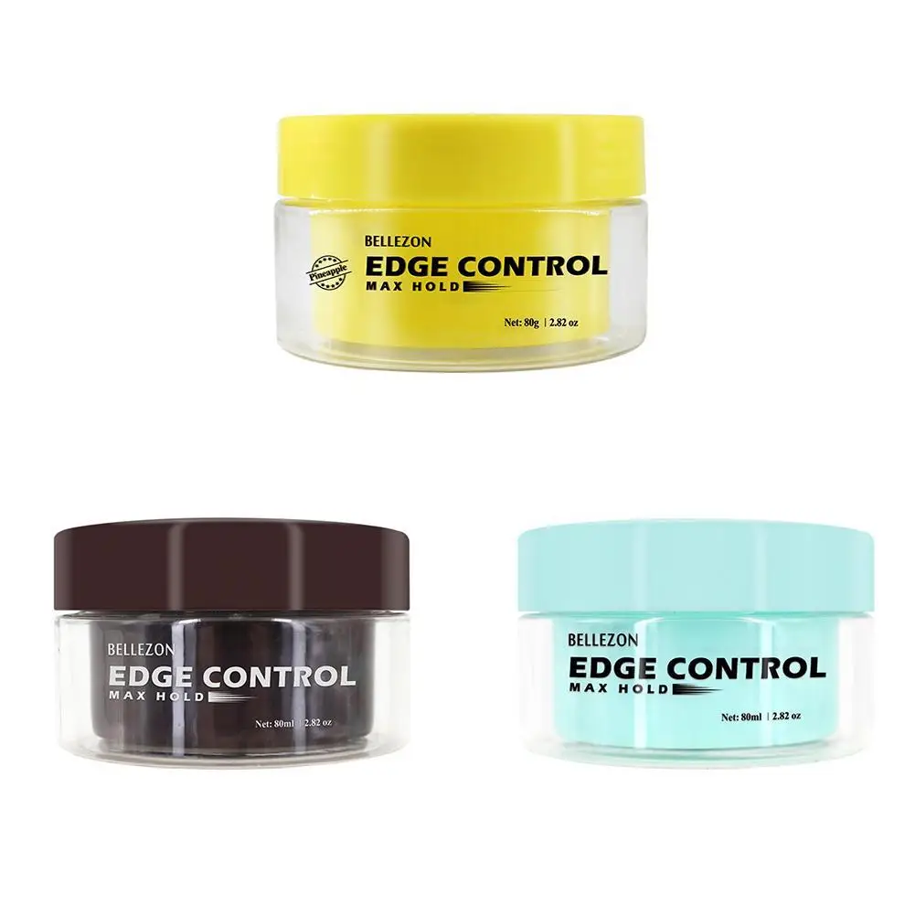 

Hot Hair Oil Wax Cream Edge Control Comb Hair Styling Cream Hair Gel For Men Fixative Finishing Anti-Frizz Female S8C6