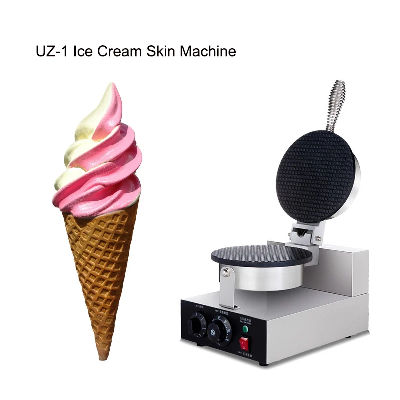 

Household Small Cone Machine ZU-1 Ice Cream Pastry Machine Cone Machine Multi-Function Stall Snack Equipment 1300W 220V