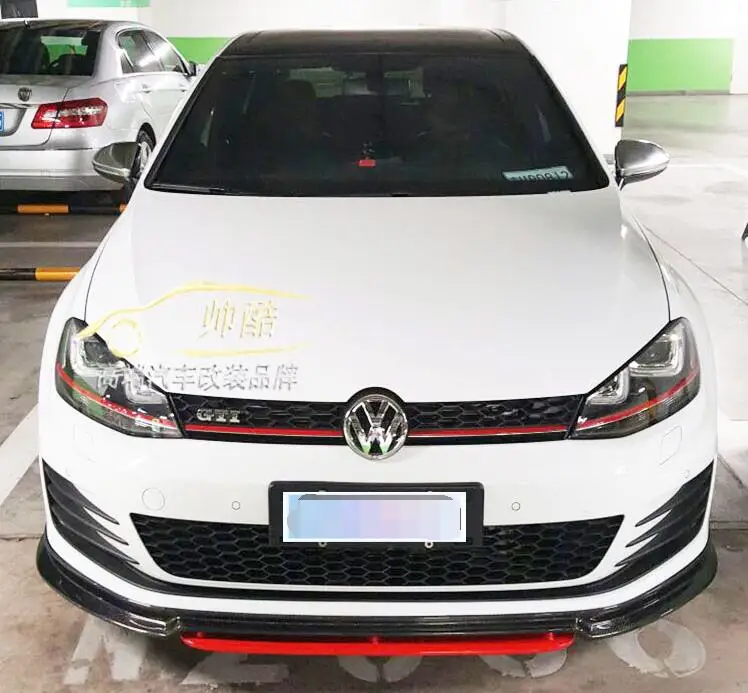 Задний спойлер для Volkswagen GOLF 7 5 задний ABS 2014 2018 передний бампер диффузор защита