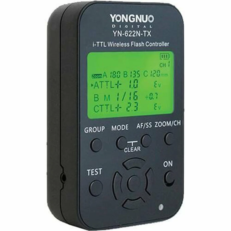 Yongnuo YN-622N-TX Беспроводной ttl контроллер вспышки триггер 1 трансивер и 2 шт. YN-622N приемники для Nikon D750 D800 D5100 N1 N3