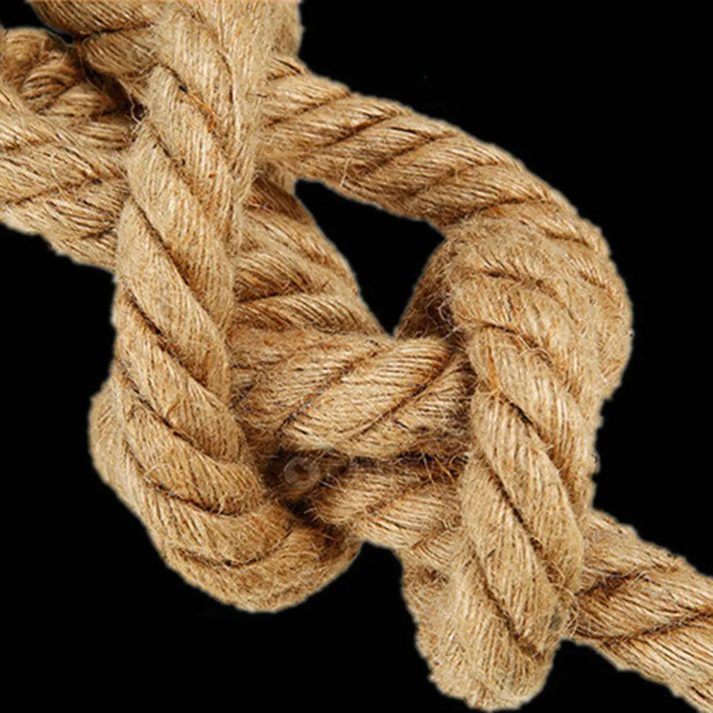 Hemp Rope Pendant Lights Vintage Retro Loft Industrial Hanging Lamp for Living Room Kitchen Home Light Fixtures Decor Luminaire | Освещение