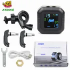 Мотоцикл давления воздуха в шинах мотор шин Давление шины Температура сигнала тревоги контроля Системы с 2 внешних датчиков USB зарядное устройство на солнечной батарее с жесткими защитными