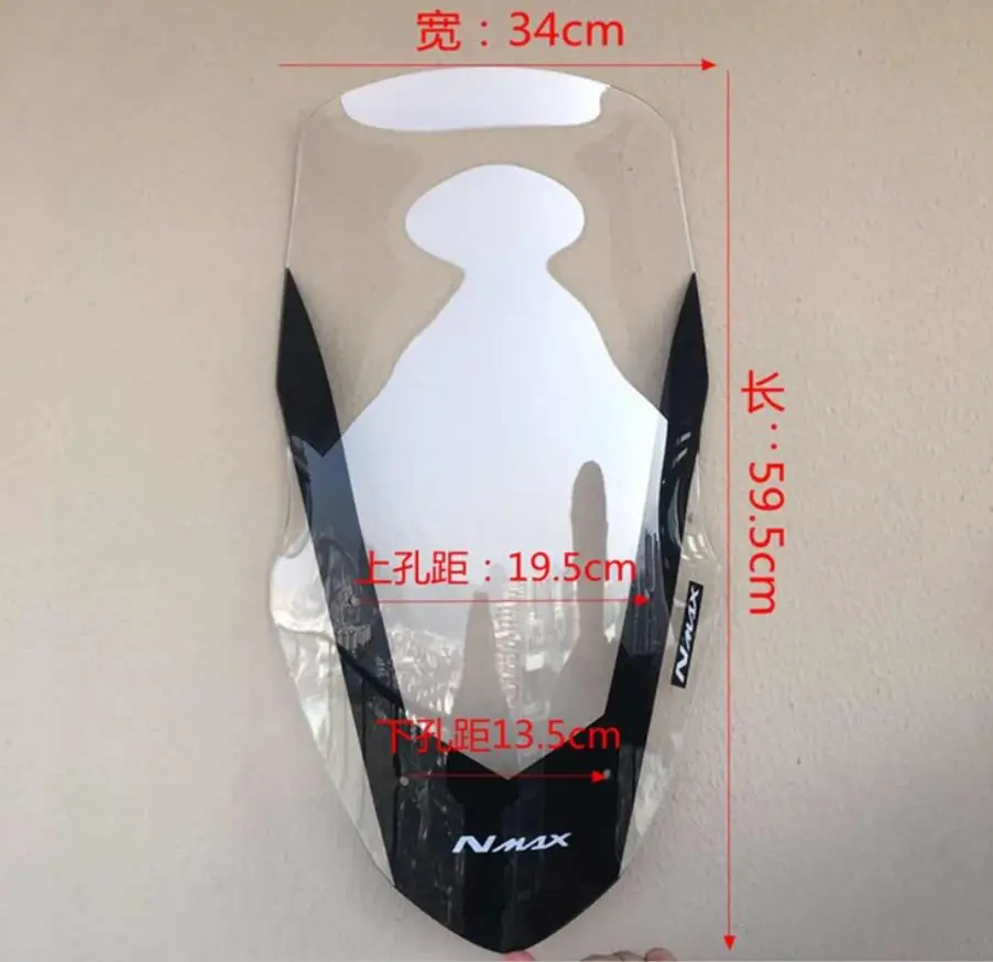 Ветровое стекло ветрового стекла ветрозащитный экран для Yamaha Nmax 155 Nmax155 N Max 2017 2018
