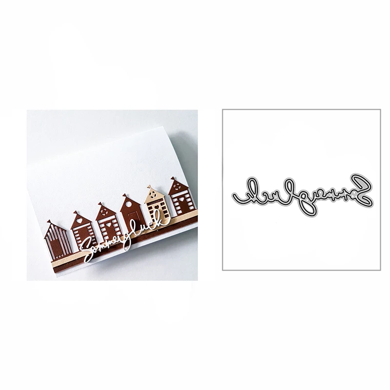 

2021 новые летние металлические Вырубные штампы для букв «сделай сам», украшение для скрапбукинга и изготовления поздравительных открыток, т...