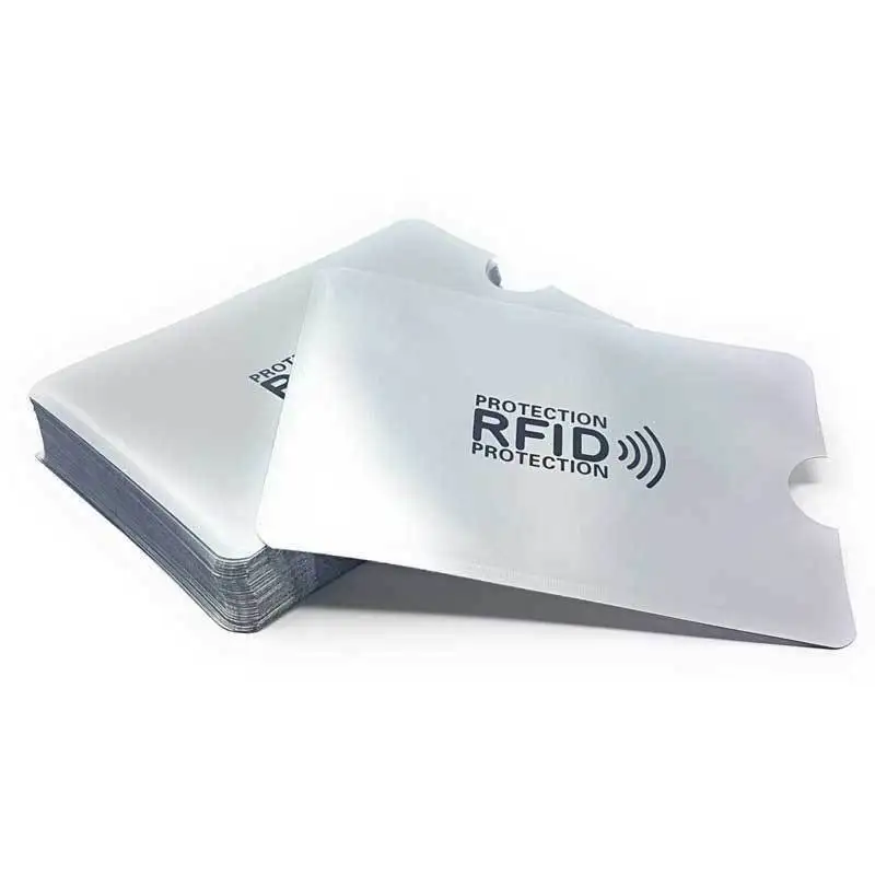 20 шт Анти RFID кошелек блокирующий рукав считыватель Блокировка банк держатель для
