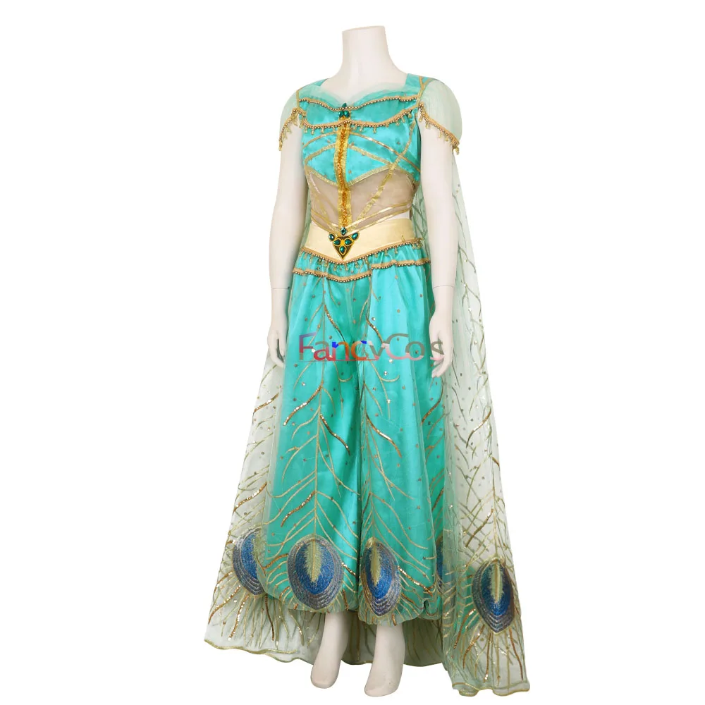 Платье принцессы жасмин из фильма косплей Женский костюм на Хэллоуин роскошный